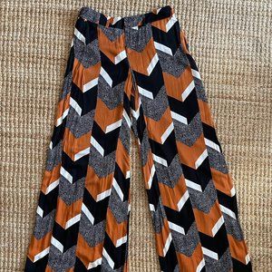 elevenses wide leg vintage style pants